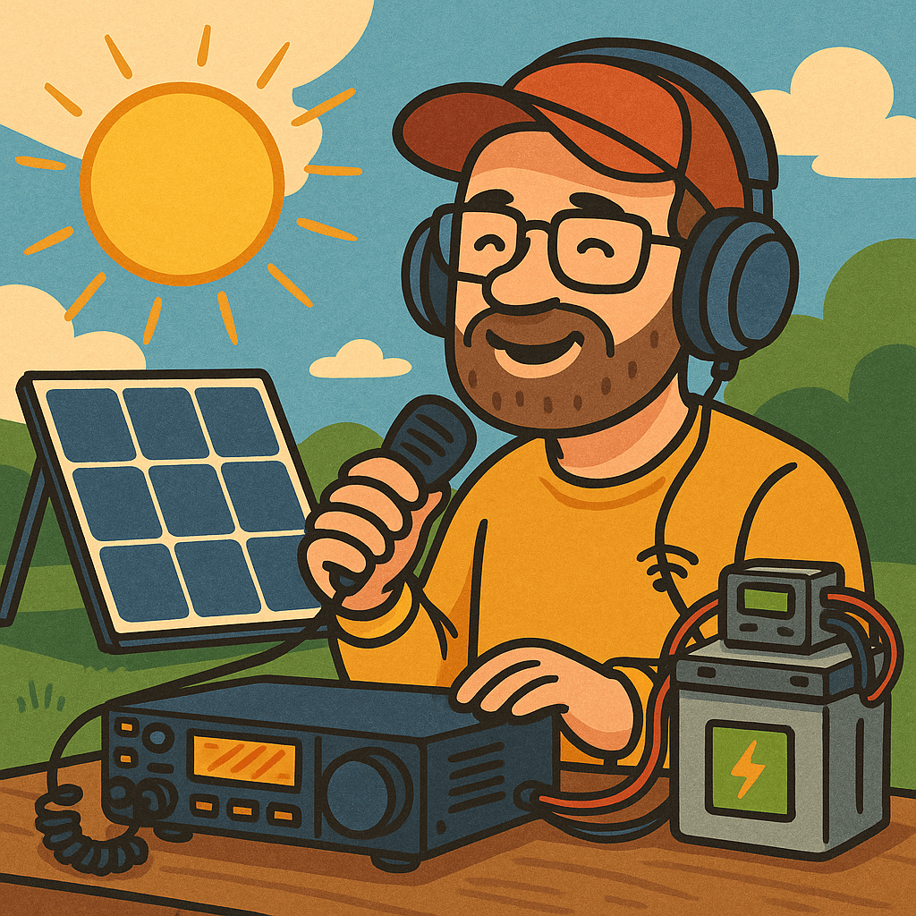 Funk mit Solarstrom