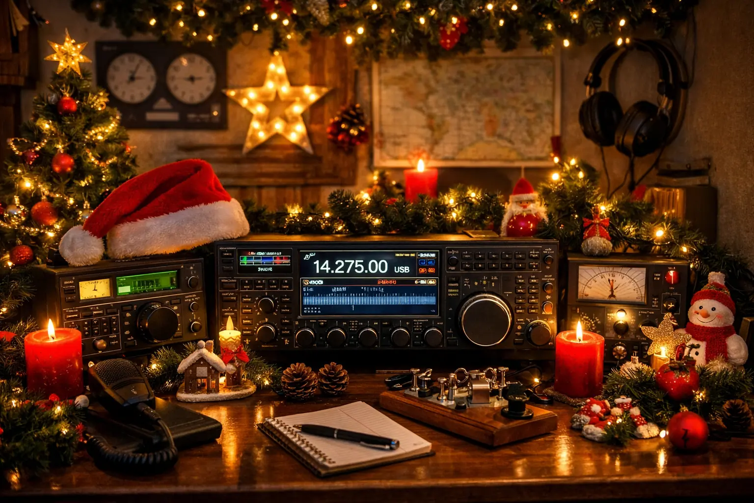 Weihnachten im Amateurfunk, DO1CHP sagt Danke.